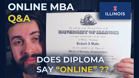 Does Online MBA Diploma Say 